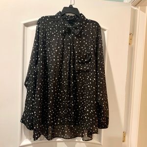 Sheer Torrid blouse, size 2 (XXL)